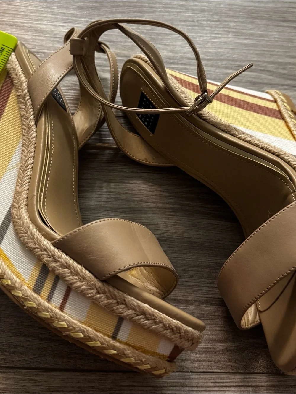 White House Black Market chic espadrille